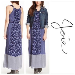 NEW Joie 100% Silk Maxi Dress Size Small - V06